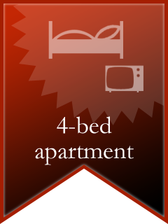 4-bed apartment